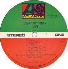 Laden Sie das Bild in den Galerie-Viewer, Jean-Luc Ponty : Live (LP, Album, RI )