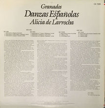 Load image into Gallery viewer, Granados*, Alicia De Larrocha : Danzas Españolas (LP, Album)