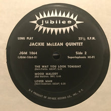 Load image into Gallery viewer, The Jackie McLean Quintet* : The Jackie McLean Quintet (LP, Album, Mono, RE, Bla)