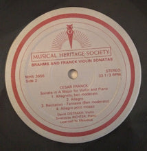 Load image into Gallery viewer, Brahms* and Franck* - David Oistrakh*, Sviatoslav Richter : Violin Sonatas (LP, RE)