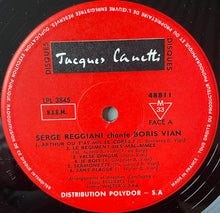 Charger l'image dans la galerie, Serge Reggiani : Chante Boris Vian (LP, Album, Mono, Gat)