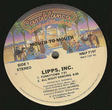 Load image into Gallery viewer, Lipps, Inc. : Mouth To Mouth (LP, Album, 72 )
