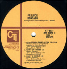 Load image into Gallery viewer, Deodato* : Prelude (LP, Album, Gat)