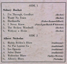 Load image into Gallery viewer, Sidney Bechet And Albert Nicholas : Creole Reeds (LP, Mono, RE, RM)