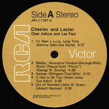 Load image into Gallery viewer, Chet Atkins & Les Paul : Chester & Lester (LP, Album, Ind)
