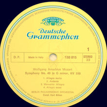 Load image into Gallery viewer, Mozart* • Karl Böhm, Berliner Philharmoniker : Symphonien Nr. 40 G-Moll (In G Minor) Nr. 41 Jupiter (LP)