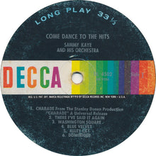 Load image into Gallery viewer, Sammy Kaye And His Orchestra : Come Dance To The Hits With Sammy Kaye And His Orchestra (LP, Album, Mono)