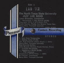 Load image into Gallery viewer, North Texas State University Lab Band*, Leon Breeden : Lab '73 (LP, Album)