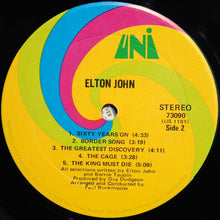 Laden Sie das Bild in den Galerie-Viewer, Elton John : Elton John (LP, Album, Mon)