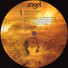 Charger l'image dans la galerie, Giuseppe Verdi, Maria Callas, Alfredo Kraus, Mario Sereni, Franco Ghione, Orquestra Sinfónica Do Teatro Nacional De São Carlos, Lisboa : La Traviata (2xLP, Mono, RM + Box)