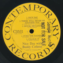 Laden Sie das Bild in den Galerie-Viewer, Buddy Collette : Nice Day With Buddy Collette (LP, Album, Mono, Yel)