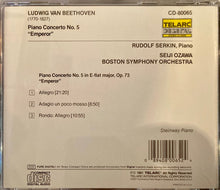 Load image into Gallery viewer, Beethoven*, Rudolf Serkin, Seiji Ozawa, Boston Symphony Orchestra : Piano Concerto No. 5 "Emperor" (CD, Album, RE, Dig)