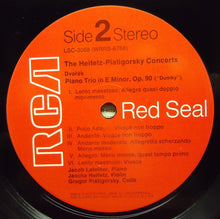 Load image into Gallery viewer, Heifetz* - Piatigorsky* - Spohr* / Dvořák* : Double String Quartette (In D Minor — Op. 65) / Piano Trio ("Dumky" — Op. 90) (LP)