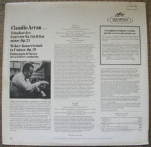 Load image into Gallery viewer, Claudio Arrau, Philharmonia Orchestra, Alceo Galliera : Tchaikovsky: Concerto No. 1 In B Flat Minor, OP. 23; Weber: Konzertstuck In F Minor, OP. 79 (LP)