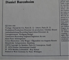 Load image into Gallery viewer, Claude Debussy, Orchestre De Paris • Daniel Barenboim : La Mer / Nocturnes (LP)