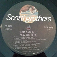 Laden Sie das Bild in den Galerie-Viewer, Leif Garrett : Feel The Need (LP, Album, RI-)