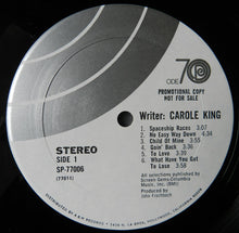 Laden Sie das Bild in den Galerie-Viewer, Carole King : Writer: Carole King (LP, Album, Promo, Mon)