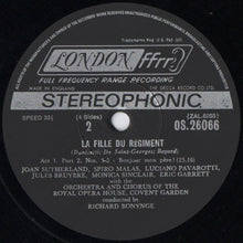 Load image into Gallery viewer, Donizetti* • Sutherland* • Pavarotti* • Malas* • Sinclair* • Orchestra* And Chorus Of The Royal Opera House Covent Garden* • Bonynge* : La Fille Du Régiment (2xLP, Album + Box)