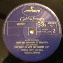 Load image into Gallery viewer, Hindemith* / Schoenberg* / Stravinsky* - Eastman Wind Ensemble, Frederick Fennell : Music Of Hindemith, Schoenberg And Stravinsky (LP, RE)
