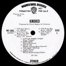 Load image into Gallery viewer, Kindred (7) : Kindred (LP, Album, Promo)