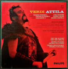 Load image into Gallery viewer, Verdi* - Cristina Deutekom, Ruggero Raimondi, Sherrill Milnes, Carlo Bergonzi, Ambrosian Singers*, Royal Philharmonic Orchestra, Lamberto Gardelli : Attila (2xLP + Box)