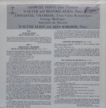 Load image into Gallery viewer, Georges Bizet, Walter* And Beatriz Klien, Emanuel Chabrier*, Rena Kyriakou : Jeux D'enfants / Trois Valses Romantiques / Cortège Burlesque / Souvenirs De Munich (LP)