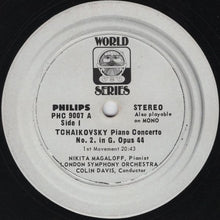 Load image into Gallery viewer, Tchaikovsky* - Nikita Magaloff, London Symphony Orchestra, Colin Davis* : Piano Concerto No. 2 (In G Major, Op. 44) (LP)