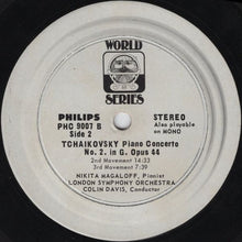 Load image into Gallery viewer, Tchaikovsky* - Nikita Magaloff, London Symphony Orchestra, Colin Davis* : Piano Concerto No. 2 (In G Major, Op. 44) (LP)