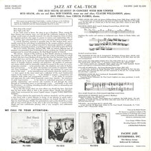 Load image into Gallery viewer, Bud Shank Quartet With Bob Cooper : Jazz At Cal-Tech (LP, Album, Mono, Dee)