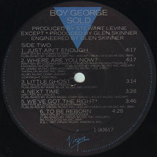 Load image into Gallery viewer, Boy George : Sold (LP, Album)
