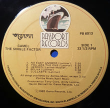 Charger l'image dans la galerie, Camel : The Single Factor (LP, Album)