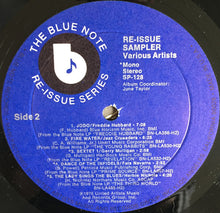 Laden Sie das Bild in den Galerie-Viewer, Various : Blue Note Re-Issue Sampler (LP, Mono, Smplr)