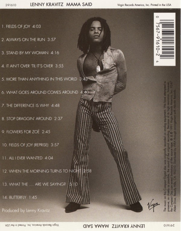 Buy Lenny Kravitz : Mama Said (CD, Album) Online for a great price