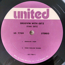 Load image into Gallery viewer, Stan Getz : Groovin' With Getz (LP, Comp, RE)