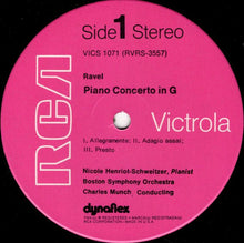 Load image into Gallery viewer, Ravel* / Prokofieff* - Nicole Henriot-Schweitzer, Charles Munch / Boston Symphony* : Concerto In G / Concerto No. 2 (LP, Comp)