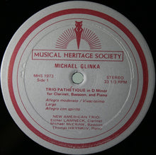 Load image into Gallery viewer, Michael Glinka* - New American Trio : Trio Pathétique / Selected Piano Works (LP, Album)