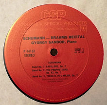Load image into Gallery viewer, Gyorgy Sandor* : Schumann-Brahms Recital (LP)