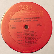 Load image into Gallery viewer, Gyorgy Sandor* : Schumann-Brahms Recital (LP)