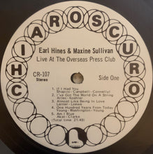 Charger l'image dans la galerie, Earl Hines And Maxine Sullivan : Live At The Overseas Press Club (LP)