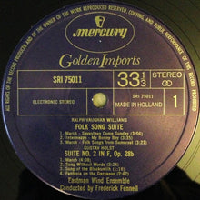 Charger l'image dans la galerie, Holst* / Vaughan Williams* / Grainger* / Eastman Wind Ensemble, Frederick Fennell : Holst / Vaughan Williams / Grainger (LP, Album, RE, Ele)