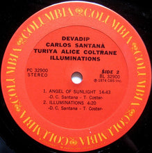Load image into Gallery viewer, Devadip Carlos Santana* & Turiya Alice Coltrane* : Illuminations (LP, Album, Pit)