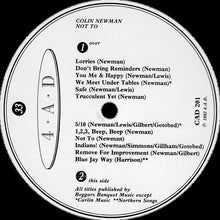 Charger l'image dans la galerie, Colin Newman : Not To (LP, Album)