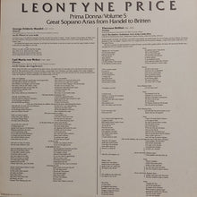 Load image into Gallery viewer, Leontyne Price / Philharmonia Orchestra / Henry Lewis : Prima Donna / Volume 5 (LP)