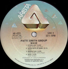 Load image into Gallery viewer, Patti Smith Group : Wave (LP, Album, Ter)