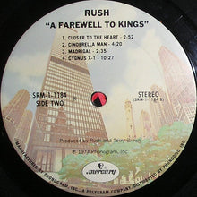 Laden Sie das Bild in den Galerie-Viewer, Rush : A Farewell To Kings (LP, Album, Gat)