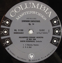 Load image into Gallery viewer, Berlioz*, Philharmonic-Symphony Orchestra Of New York, Dimitri Mitropoulos : Symphonie Fantastique Op. 14 (LP)