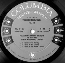 Load image into Gallery viewer, Berlioz*, Philharmonic-Symphony Orchestra Of New York, Dimitri Mitropoulos : Symphonie Fantastique Op. 14 (LP)
