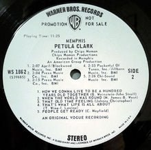 Laden Sie das Bild in den Galerie-Viewer, Petula Clark : Memphis (LP, Album, Promo)