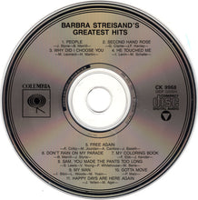 Load image into Gallery viewer, Barbra Streisand : Barbra Streisand's Greatest Hits (CD, Comp, RE, RM)