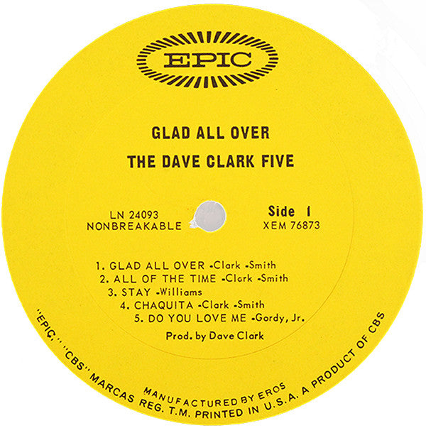 Buy The Dave Clark Five : Glad All Over (LP, Album, Mono, RP, Ter